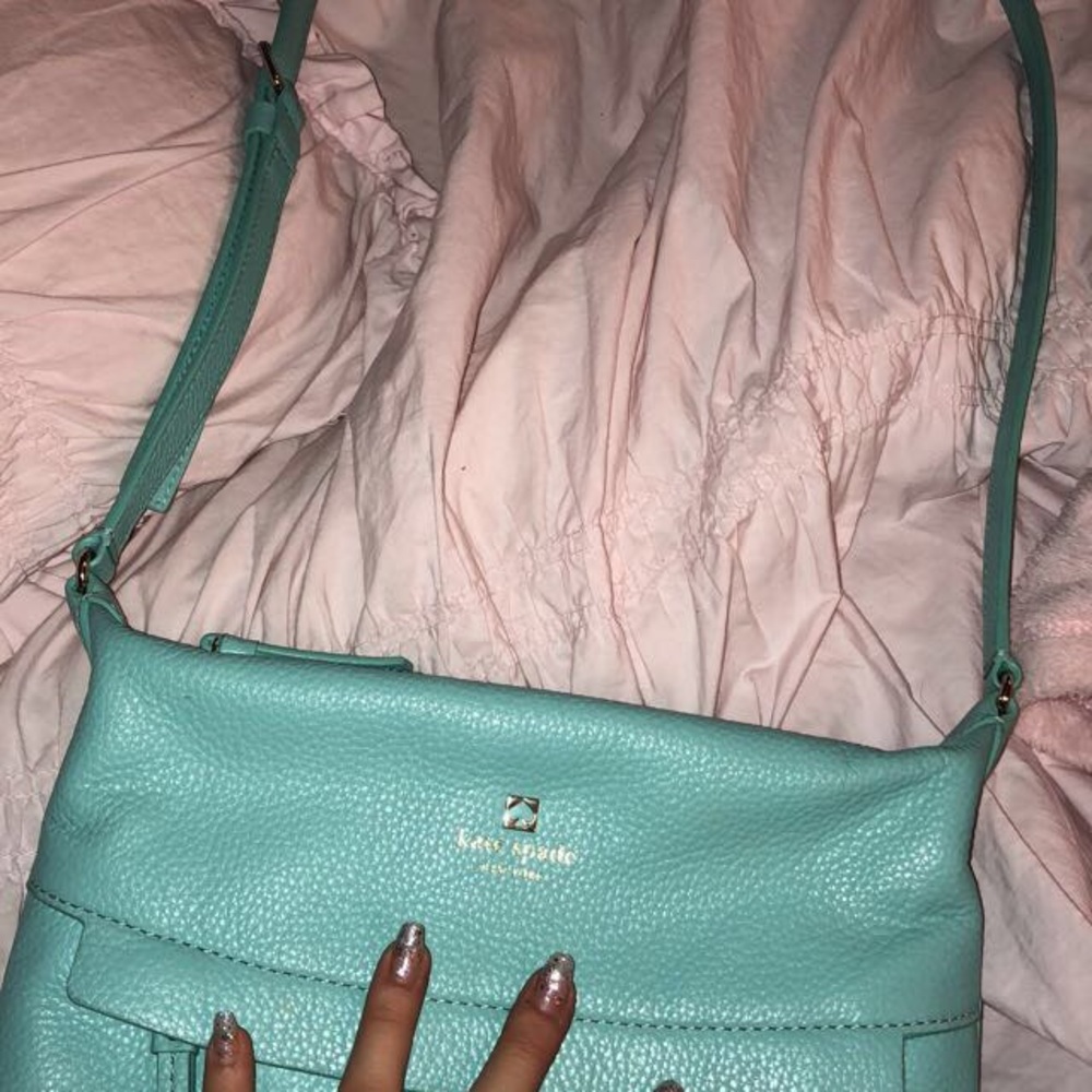 Kate Spade light blue crossbody bag